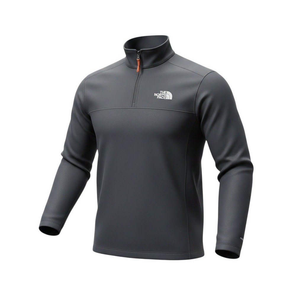 The North Face Mens Flight Series 1/4‎ Zip Pullover Charcoal Grey Large Running